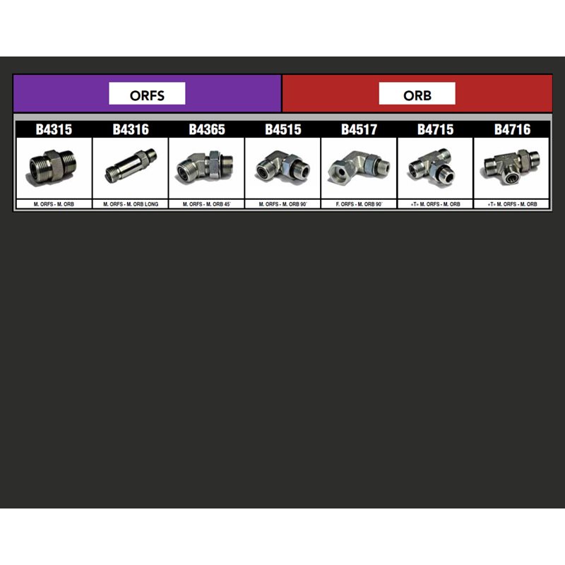 Oref Hardware ORFS & ORB adapter