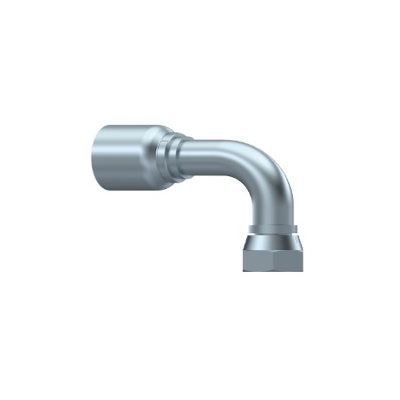 RACCORD 90° UNE PIÈCE FEM BSPP 60° + O'RING 1" X 1"