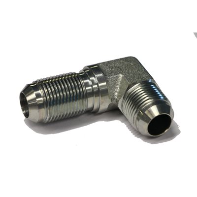 ADAPT. 90° MALE JIC BULKHEAD 2" X MALE JIC 2"