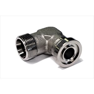 ADAPT. 90° MALE METRIC 22L TO FLANGE CODE 61 3 / 4"